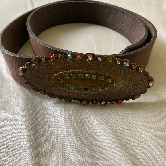 Y2K Gemstone Buckle Belt - Picture 4 of 4